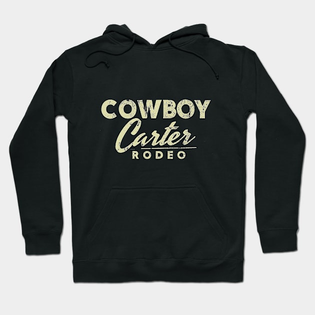 Cowboy Carter Rodeo Vintage Graphic Hoodie by Retro Travel Design
